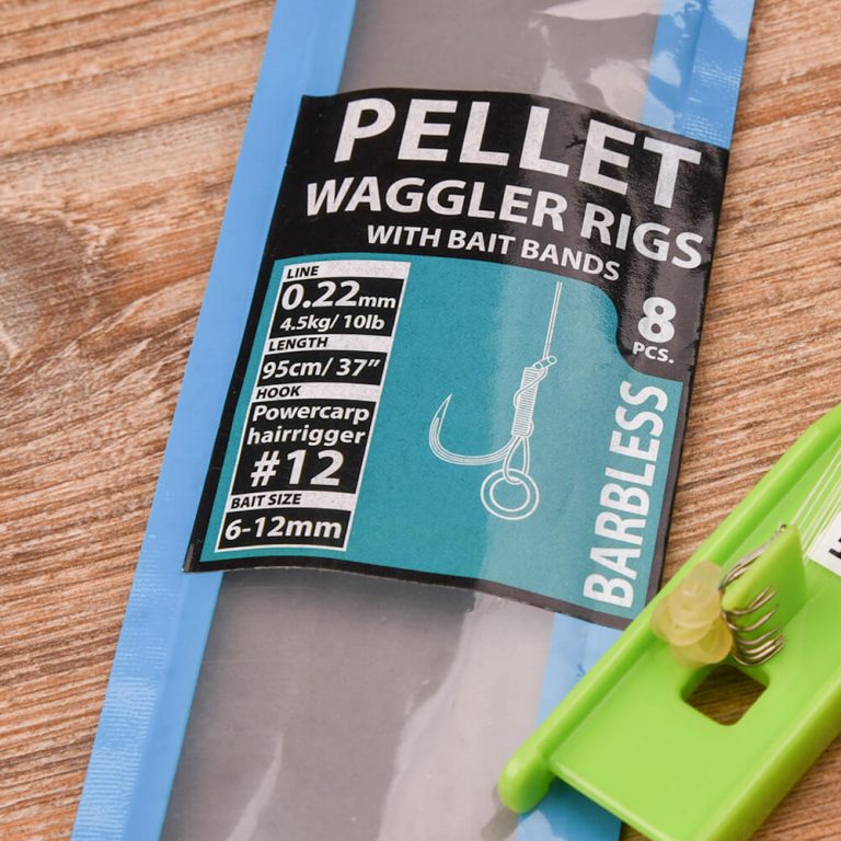 PELLET WAGGLER RIGS WITH BAIT BANDS AMO 12 FILO 0.22 95 cm